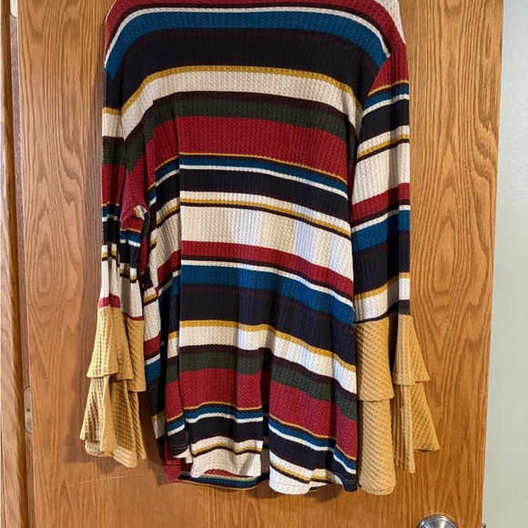 ODDY Multicolor Striped Tunic Top - Picture 4 of 4
